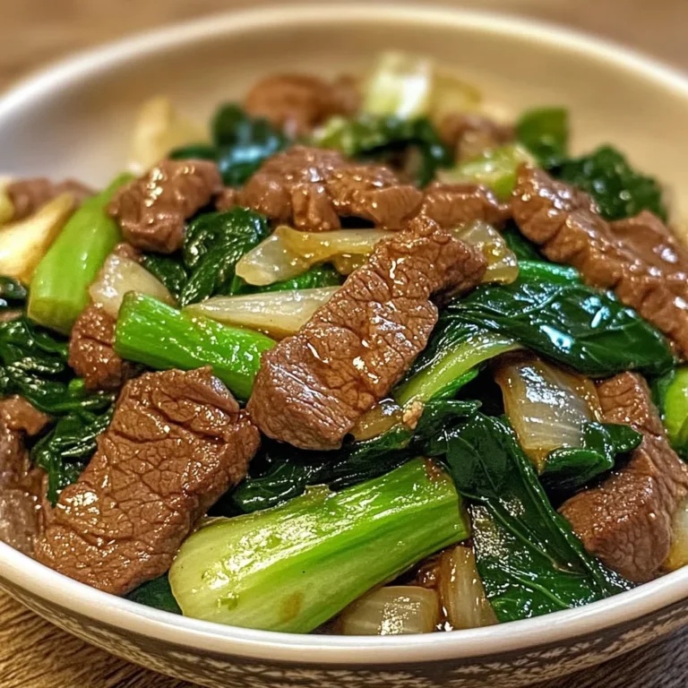 Beef and Bok Choy Stir Fry