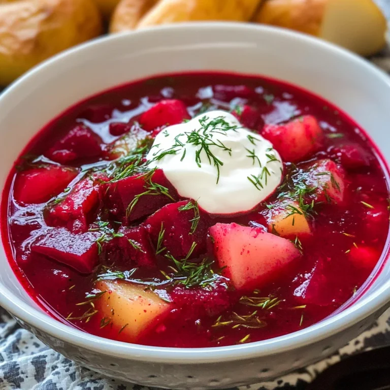 Classic Borscht Recipe (Beet Soup)