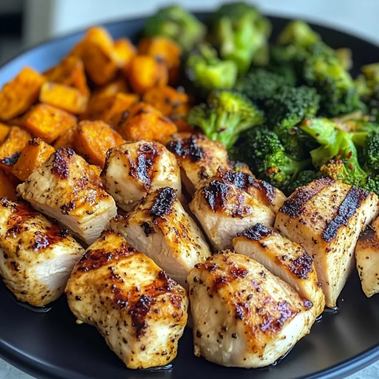 Grilled Chicken & Roasted Sweet Potato Power Plate