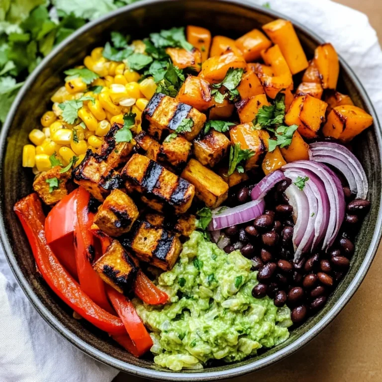 Grilled Veggie Burrito Bowls with Black Beans & Green Rice (Vegetarian, Vegan)