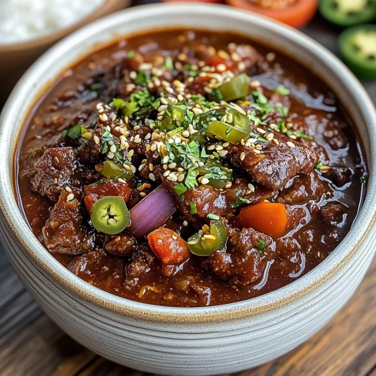 Korean Chile Con Carne