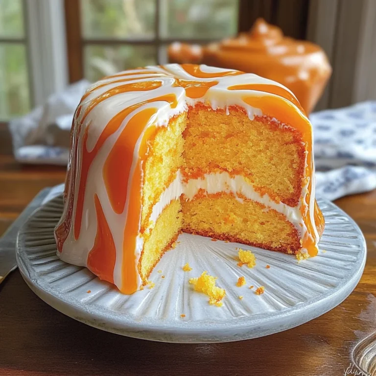 Orange Velvet Pound Cake