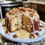 Pineapple Pecan Cream Cheese Pound Cake