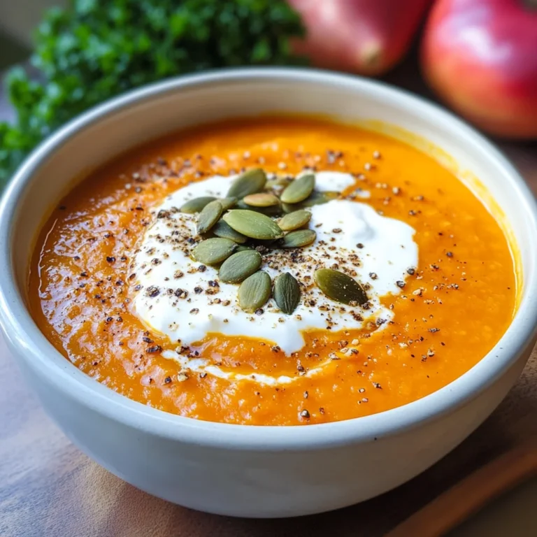 Roasted Butternut Squash and Red Pepper Soup