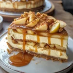 Salted Caramel Apple Pie Cheesecake