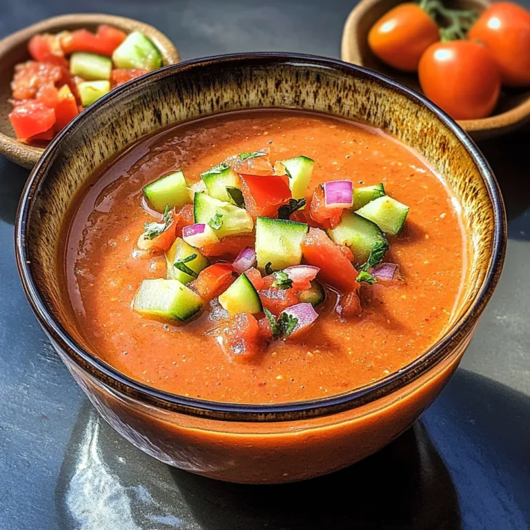Spanish gazpacho recipe