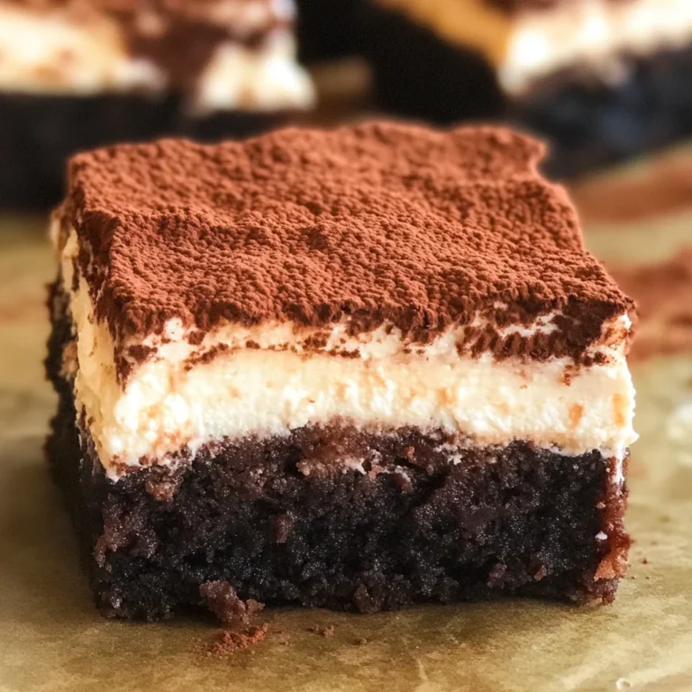 Tiramisu Brownies