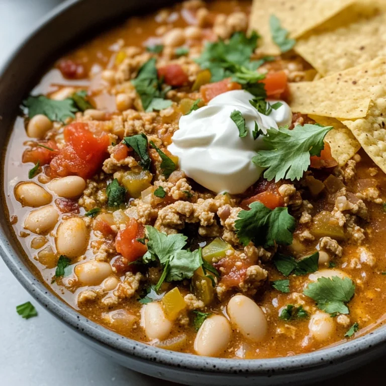Turkey White Bean Chili