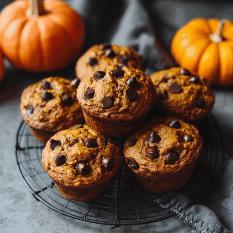 Pumpkin Chocolate Chip Muffins