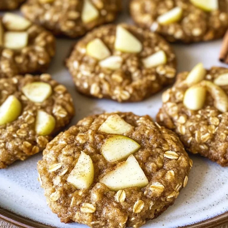 Apple Cinnamon Oatmeal Cookies
