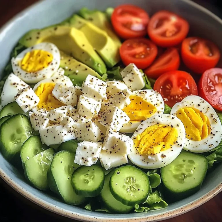 Avocado Egg Salad Bowl with Feta & Crunchy Cucumber