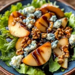 Caramelized Pear and Blue Cheese Salad: A Sweet and Savory Delight