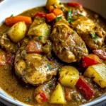 Caribbean Delight: Creamy Chicken with Potatoes and Coconut