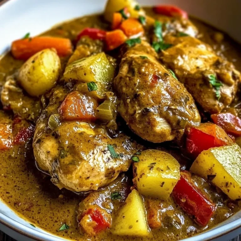 Caribbean Delight: Creamy Chicken with Potatoes and Coconut