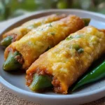 Cheesy Hatch Chile Rellenos