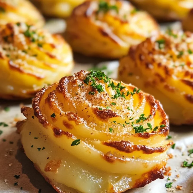 Garlic Parmesan Duchess Potatoes