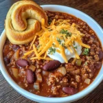 Hillbilly Chili and Cinnamon Rolls