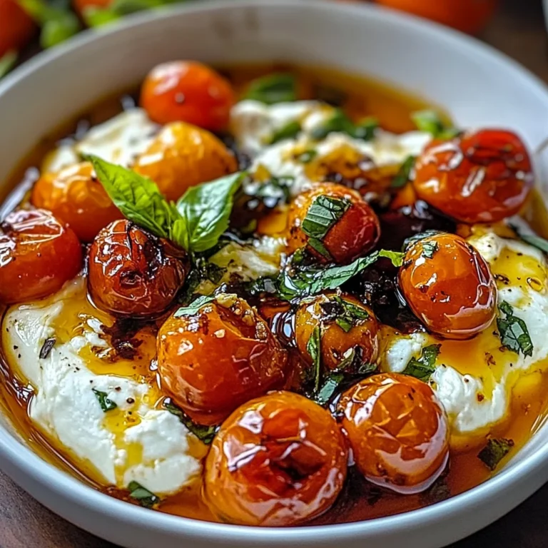 Hot Honey Tomato Burrata Dip