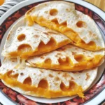 Jack o' Lantern Quesadillas