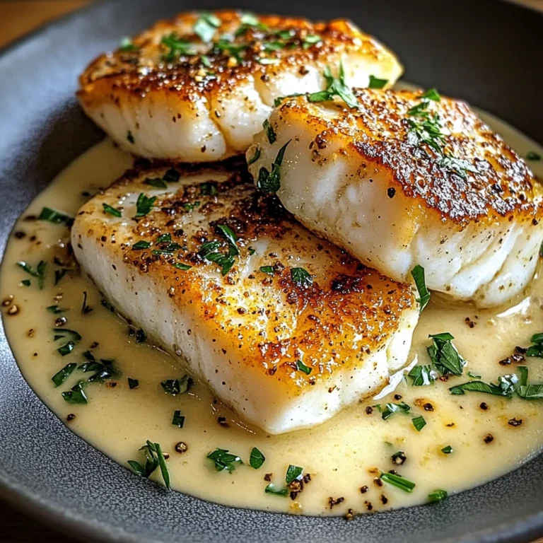 Pan-Seared Cod with Garlic Cream Sauce: An Amazing Ultimate Recipe