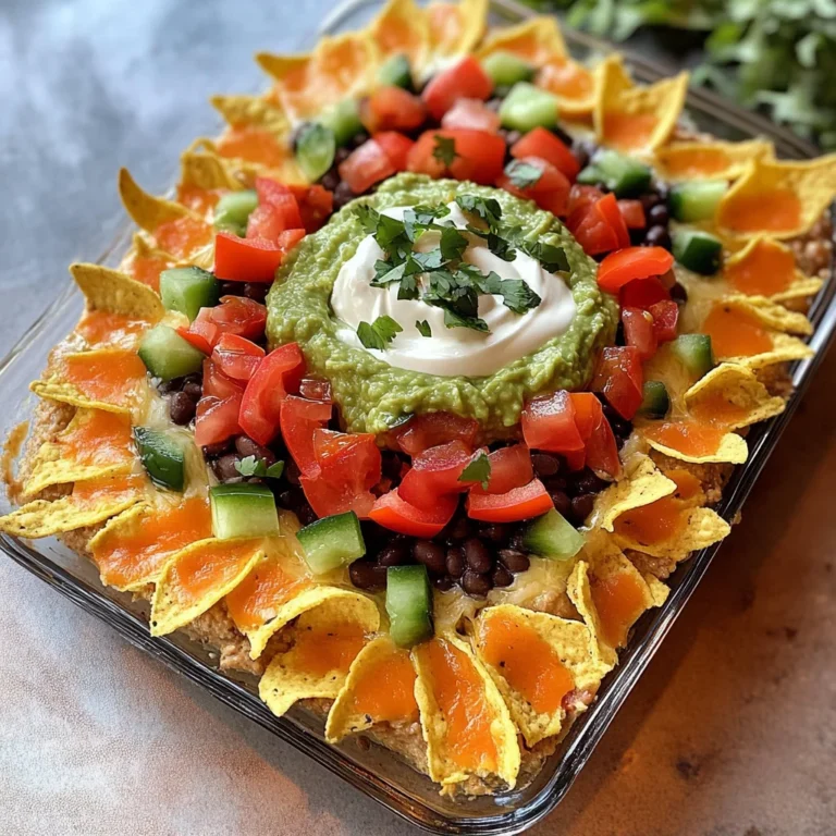 Spiderweb Seven Layer Dip Board