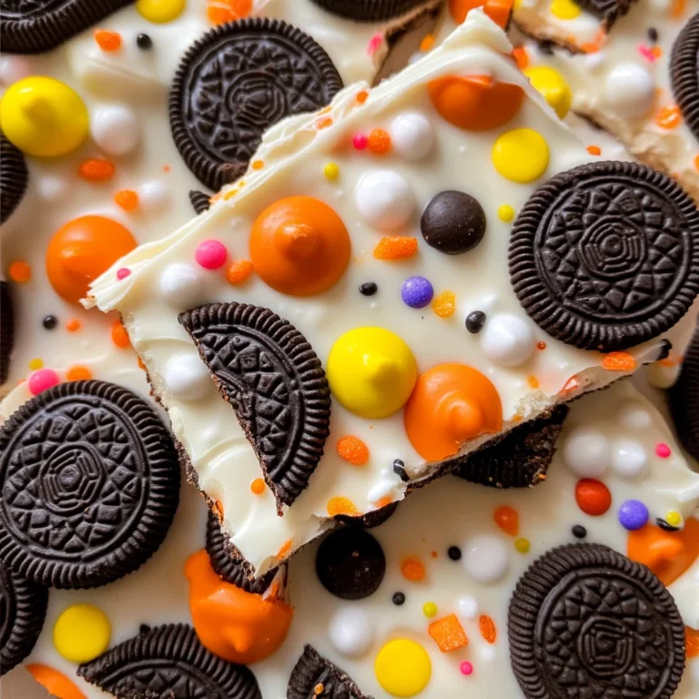 Spooky Halloween Oreo Bark