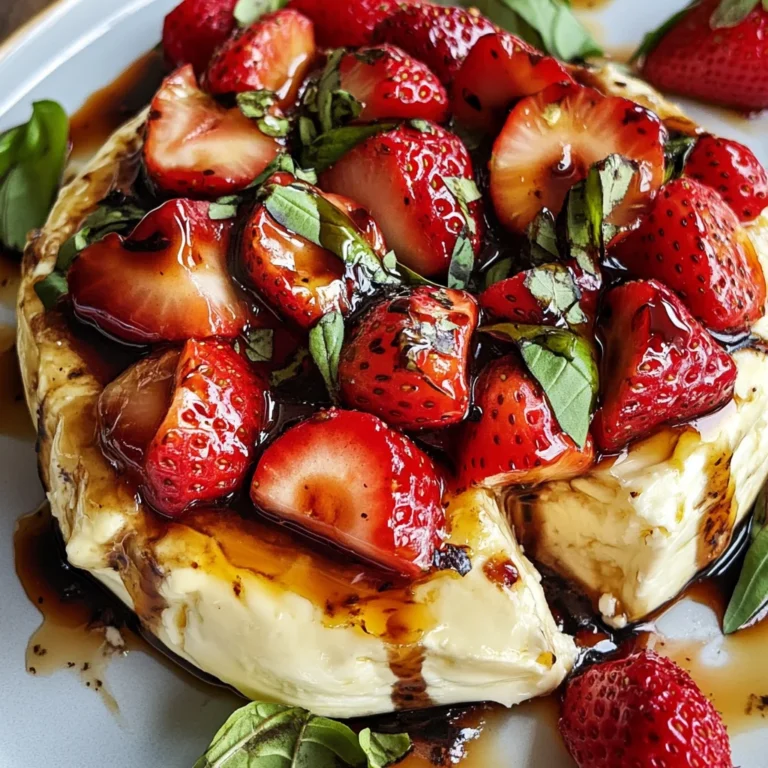 Strawberry Baked Brie