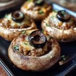 Stuffed Mushroom Eyeballs