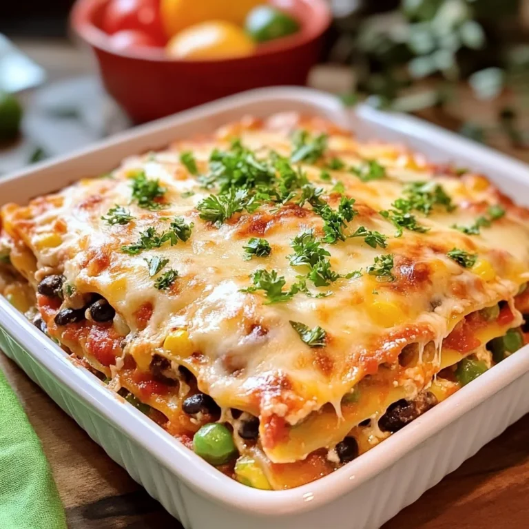 Veggie Mexican Lasagna