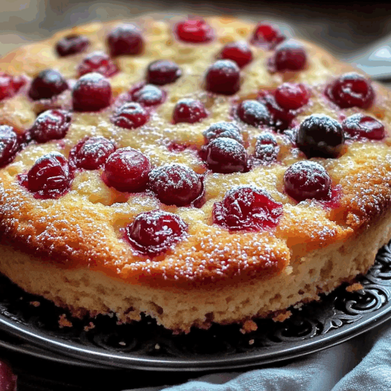 Cranberry Orange Breakfast Cake Recipe