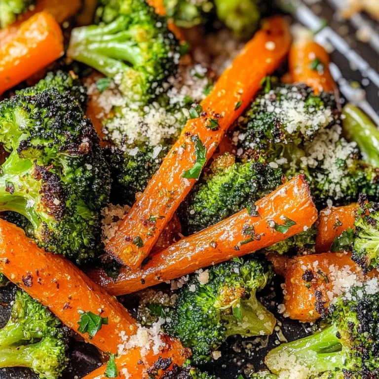 Roasted Broccoli and Carrots