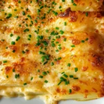 Roasted Garlic Potatoes au Gratin