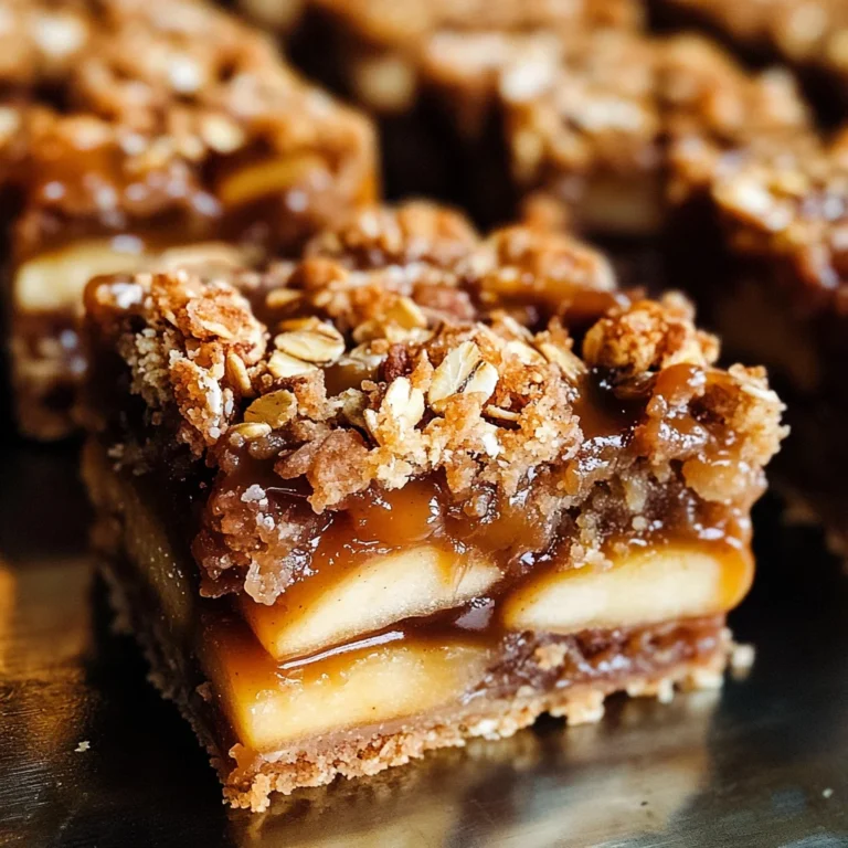 Salted Caramel Apple Pie Bars